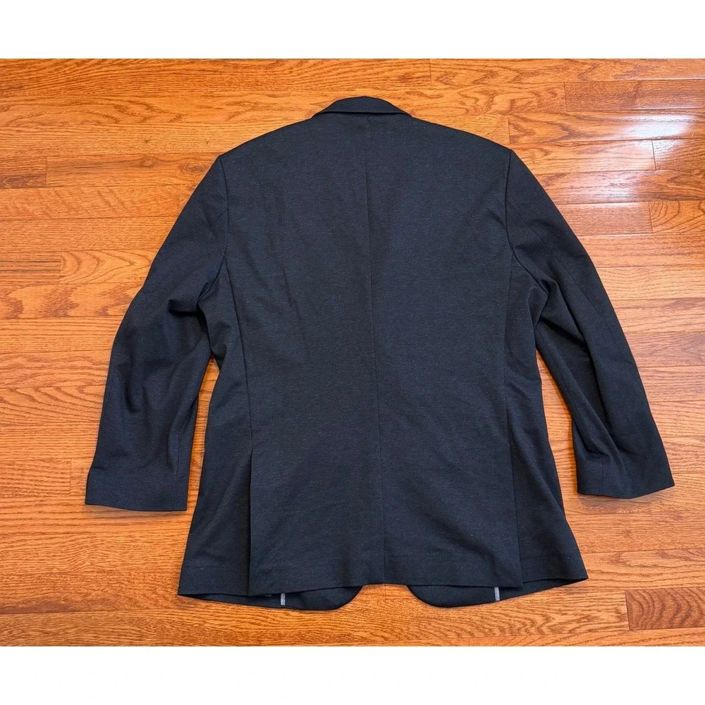 7 Diamonds Bandon Blazer Mens XL Navy Blue Stretch Unstructured Casual 44R